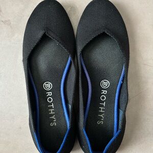 Rothy's | Women's Black Flats | Size W 10 | VGUC